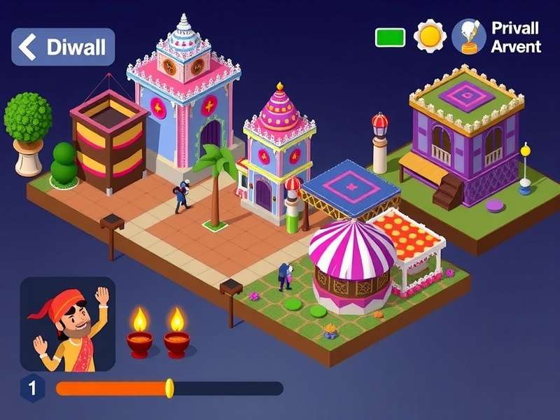 Pixel Town Success Simulator Diwali event
